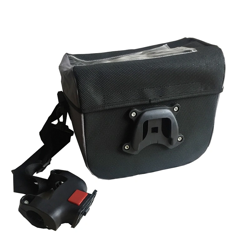 600d Polyester Bicycle Bag Waterproof Bag Fitted on Handlebar (HBG-050)