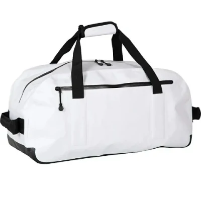 カスタムロゴ PVC TPU 40L ホワイトファッション防水リップストップ野球ダッフルバッグ旅行スポーツジム用